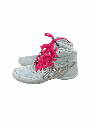 Used Asics Wrestling Shoes White Youth 13.0 11834-S000055177