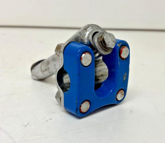Vintage Win Blue/Silver CrMo BMX Slant 22.2mm Quill Stem 25.4mm Clamp  Diameter
