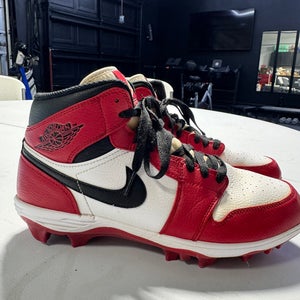 Men's Size M 9.5 (W 10.5) Nike Air Jordan High Top Molded Cleats (Used)