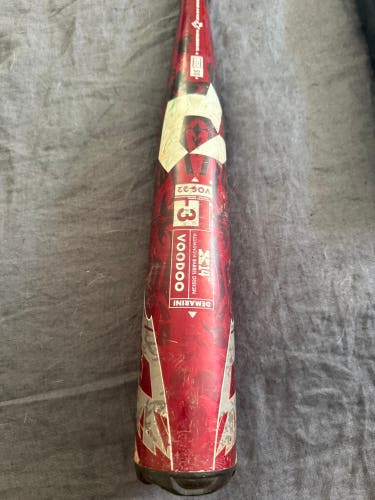 2022 DeMarini Voodoo One Alloy BBCOR Certified Bat (-3) 30 oz 33" (Used)