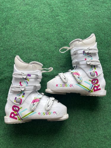 Kid's Rossignol Fun Girl Ski Boots (Used) | Mondo 25.5 (295mm)