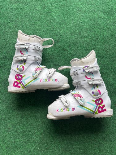 Kid's Rossignol Fun Girl Ski Boots (Used) | Mondo 24.5 (285mm)