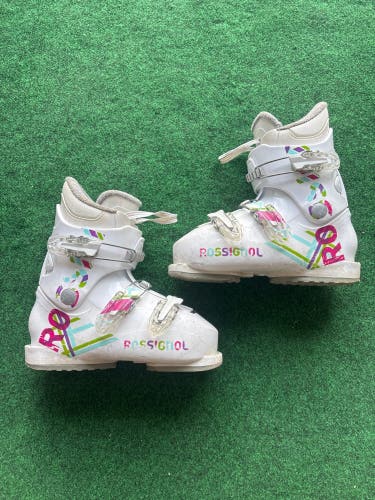Kid's Rossignol Fun Girl Ski Boots (Used) | Mondo 22.5 (265mm)