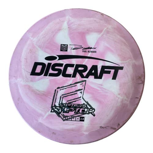 Used Discraft ESP CAPTAINS RAPTOR Disc Golf Driver Pink 173g 11450-S000526387