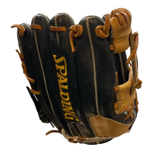 Used Spalding GLOVE BB/SB Glove RH Throw Black 11 1/2" 11450-S000526364