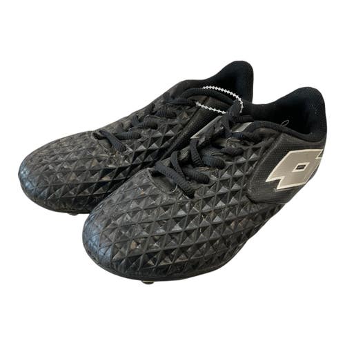 Used Lotto Soccer Cleats Black Youth 12.0 11450-S000526359
