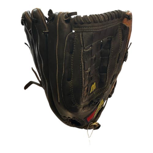 Used Mizuno MZ 1391 BB/SB Glove RH Throw Black 13" 11450-S000526357
