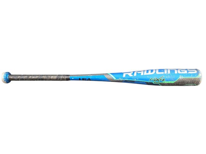 Used Rawlings RX4 BB/SB Youth Bat 28" 11450-S000526344