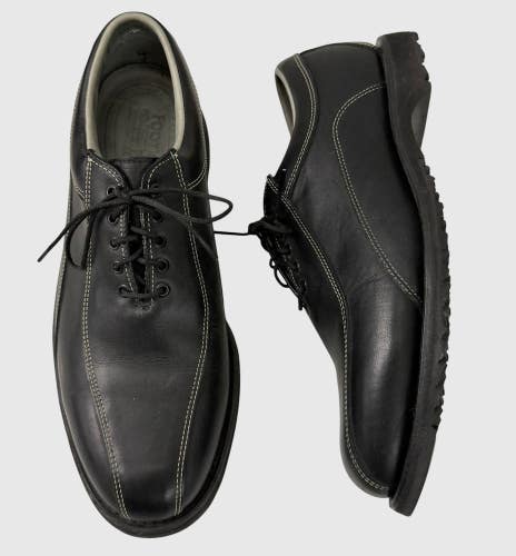 FootJoy Classics Dry Spikeless Golf Shoes Size 8 1/2 C Black EUC