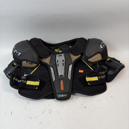 CCM Tacks AS-V Hockey Shoulder Pads, Senior Small