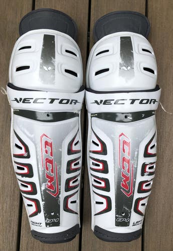 Senior CCM Vector V04 14" Shin Pads (Used)