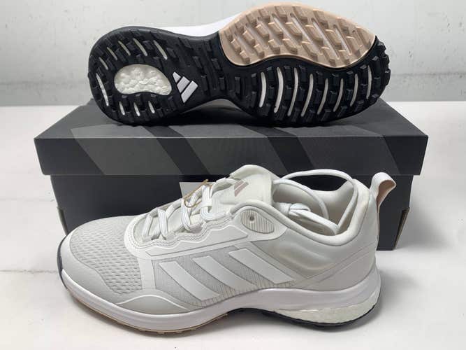 Adidas Zoysia Waterproof Golf Shoes White Women's SZ 7 (GV9396) NIB