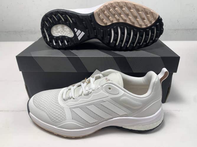 Adidas Zoysia Waterproof Golf Shoes White Women's SZ 7.5 (GV9396) NIB