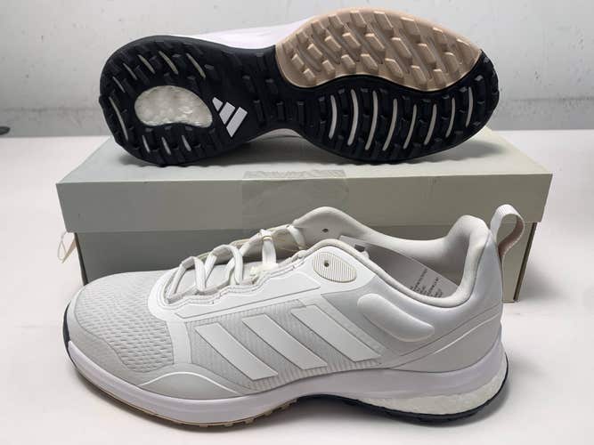 Adidas Zoysia Waterproof Golf Shoes White Women's SZ 9.5 (GV9396) NIB