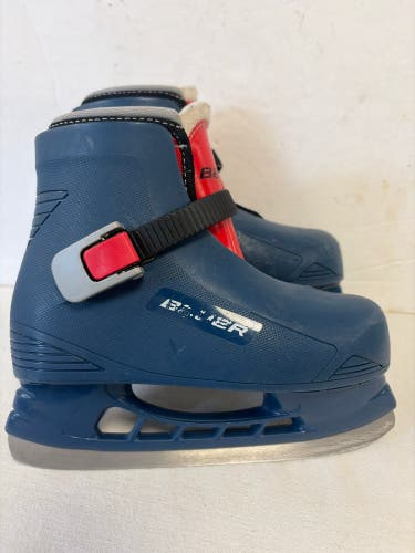 Blue Bauer Lil Champ Hockey Skates Regular Width 12 (Used)