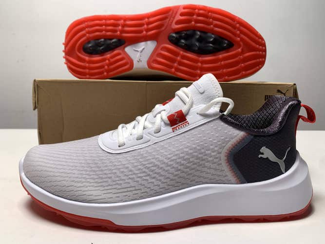 Puma Fusion Crush Sport Golf Shoes White Men's SZ 11.5 (379204 01) NIB