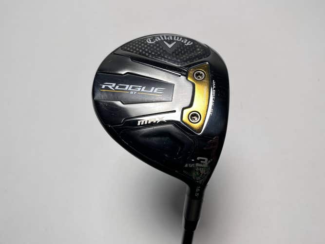 Callaway Rogue ST Max 3HL Fairway Wood 16.5* UST Mamiya Helium 5F1 Ladies RH