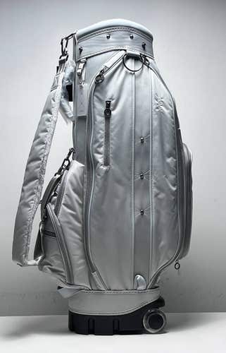 XXIO Ladies Transport Cart Bag Gray 5-Way Divide Single Strap Golf Bag