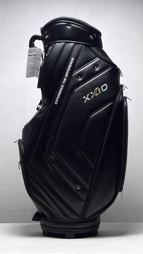 XXIO Lightweight Caddy Cart Bag Black 4-Way Divide Single Strap Golf Bag