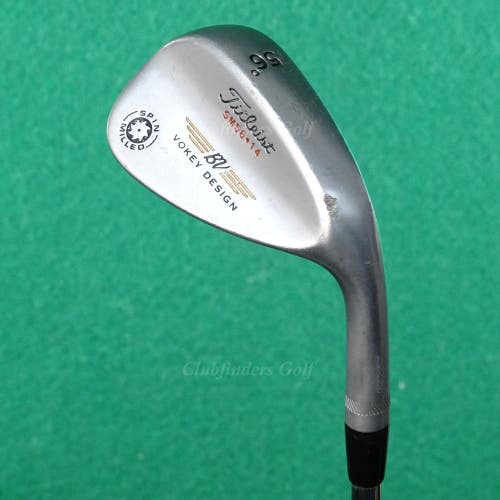 Titleist Vokey Spin Milled Chrome 56-14 56 Sand Wedge Dynamic Gold Wedge Flex