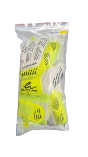 Eletto Uno Legend II Soccer Goalie Gloves - Size 8 brand new