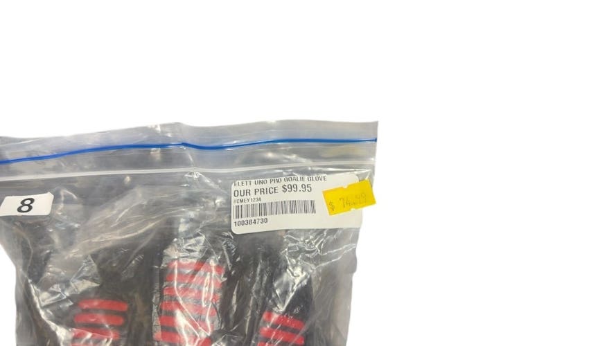 Elett Uno Pro Goalie Gloves size 8 brand new