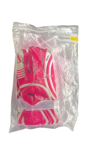 Eletto Goal Soccer Goalie Gloves - Pink/White size 6