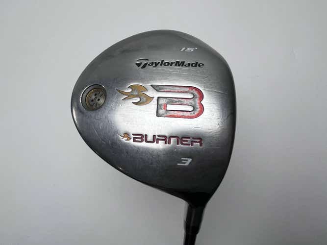 TaylorMade Burner 2008 3 Fairway Wood 15* REAX 49g Regular Graphite Mens RH
