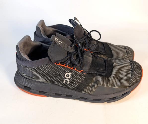 ON CLOUD Cloudnova CloudTec OC Shoes Men's Size 14 Running Black/Red Flame