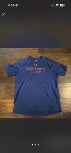 Navy Blue Auburn university XL Men's Under Armour Dri fit shirt (Used)
