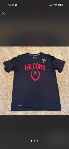 Atlanta falcons Black Medium Men's Nike Dri fit shirt (Used)