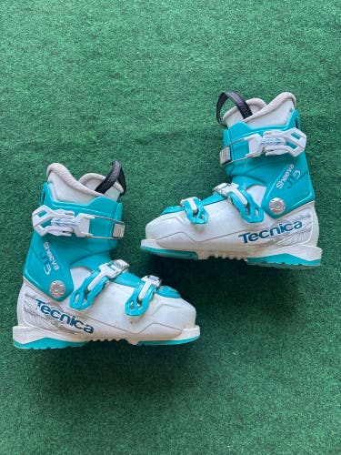 Kid's Tecnica Sheeva JT3 Ski Boots (Used) | Mondo 22.5 (275mm)