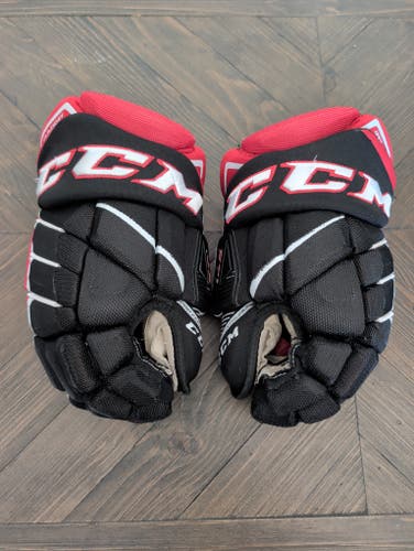CCM JetSpeed FT1 Gloves 14" Black/Red (Used)