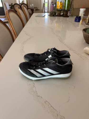 Adult Adidas Adizero Impact Turf Trainer Baseball Shoes Black Men's Size M 10.5 (Used)