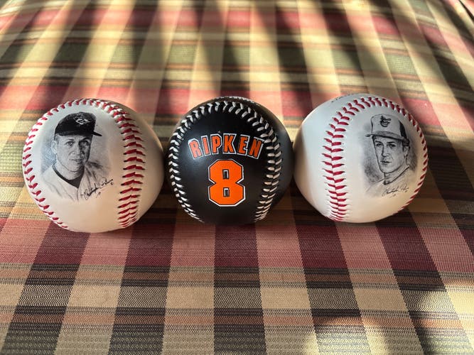 1995 Cal Ripken By The Numbers Limited Edition baseballs