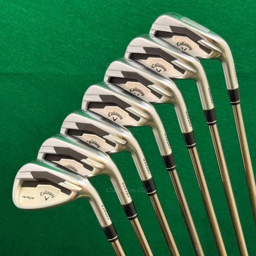 Callaway Apex Forged 2014 4-PW Iron Set UST Mamiya Recoil 680 F4 Graphite Stiff