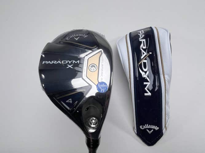 Callaway Paradym X 4 Hybrid 21* Aldila Ascent Blue 40 40g Ladies RH HC NEW