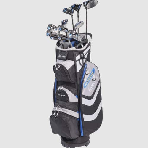 Tour Edge TE-400 Complete Set (13pc, Steel, Uniflex, +1" Long) Golf NEW