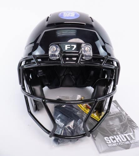 Schutt 2026 F7 Air Youth XL Black Football Helmet with Chin Strap NOCSAE NEW