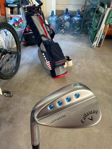Men's Callaway Jaws Left Hand Wedge Stiff Flex 56 Degree Steel Shaft (New)