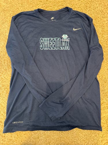 Sweetlax Florida navy Blue Large Men's Nike Shirt (Used)