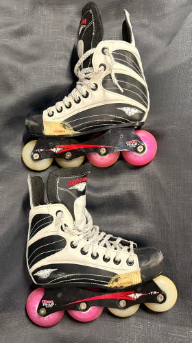 Mission Helium 1500 Inline Skates Regular Width Size 1 (Used)