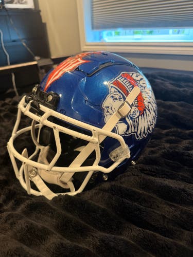 Blue Adult Large Schutt F7 Helmet (Used)