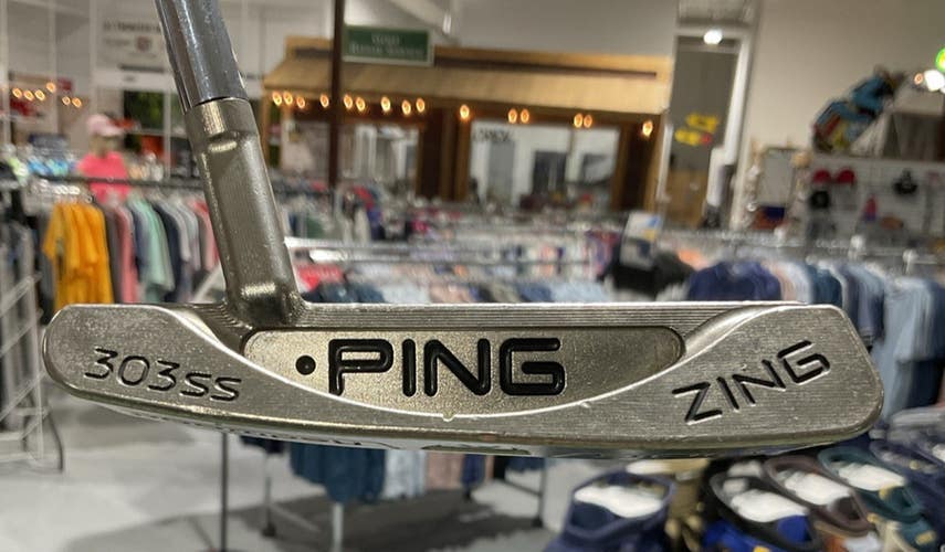 Ping REDWOOD 303SS ZING Blade Putter 35" Steel Shaft 10.5" Grip RF