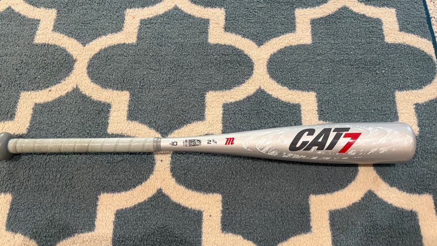 Marucci CAT7 Alloy USSSA Certified Bat (-10) 17 oz 27" (Used)