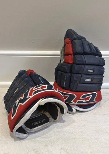 CCM Tacks 4 Roll Pro Gloves 12" (Used)