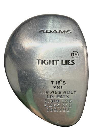 Adams Tight Lies VMI Air Assault 3 Wood 16* RH SuperShaft Regular 42" Good Grip