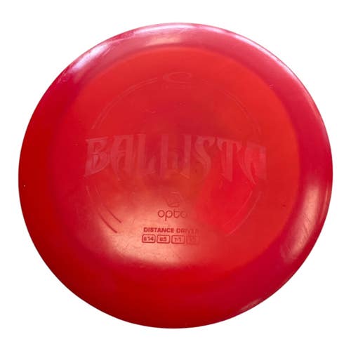 Used Latitude 64 OPTO BALLISTA Disc Golf Driver Red 174g 11450-S000526270