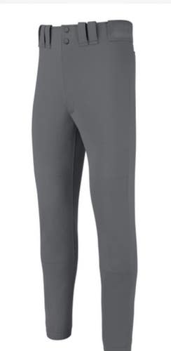 New YOUTH MEDIUUM CHARCOAL PREMIER PLAYER ELASTIC PANT 11834-MIZ3500153Y3YMD