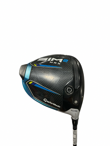 Used Taylormade SIM 2 MAX Mens Driver RH 10.5 Degree 11834-S000055147